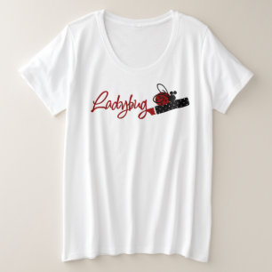 Camiseta Ladybug -Camisa-T básica de tamanho adicional femi