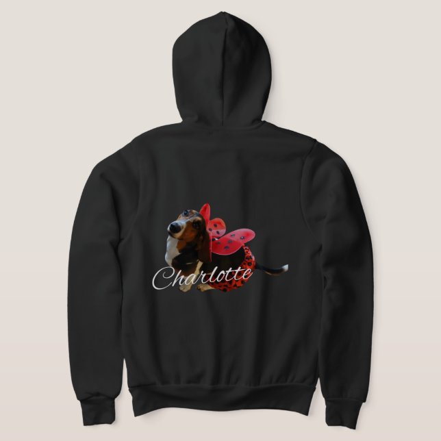 Camiseta Ladybug Charlotte Hoodie (Postura das costas)