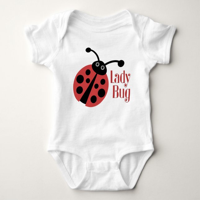 Camiseta Ladybug Cute Animal Impressão (Frente)