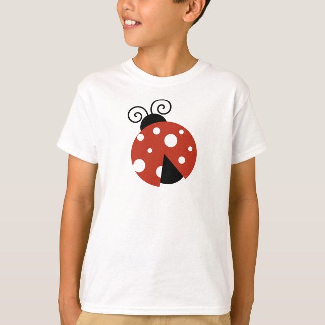 Camiseta Ladybug, Cute Ladybug, Red Ladybug, Ladybird (Frente)