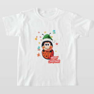Camiseta Ladybug de Natal Cheer