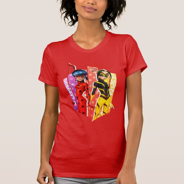 Camiseta Ladybug e Vesperia Graphic (Frente)