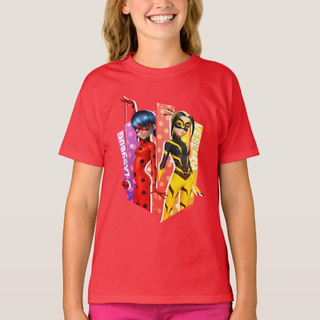 Camiseta Ladybug e Vesperia Graphic (Frente)