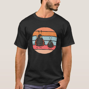 Camiseta Ladybug Está Andando Com Sua Filha Bonita Mãe S