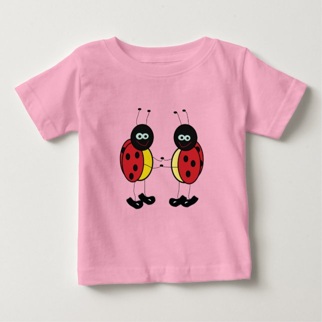 Camiseta Ladybug Friends Baby Tee (Frente)