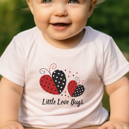 Camiseta Ladybug Heart fofo
