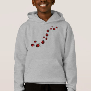 Camiseta Ladybug Hoodie Kid's Ladybug Hoodie Shirts e prese