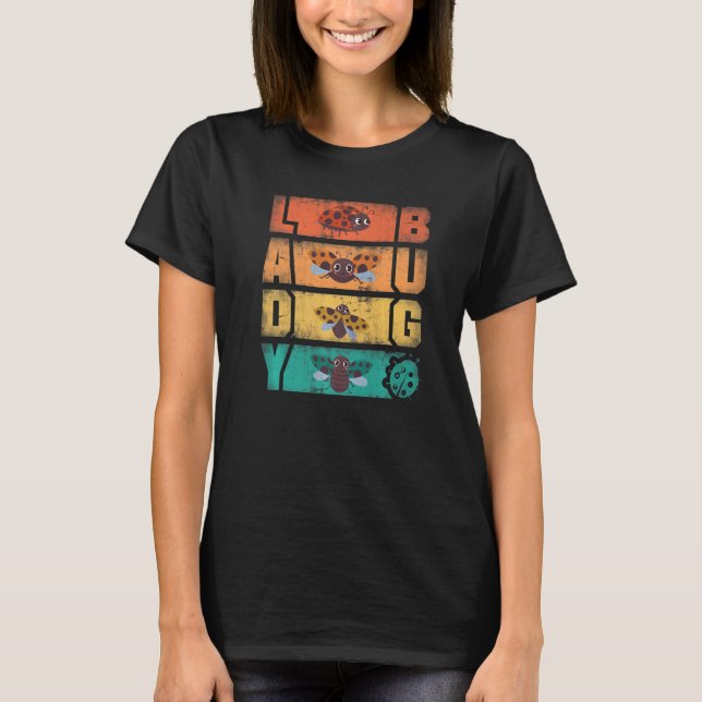 Camiseta Ladybug Ladybird Entomology Ladybugs Silhouettes (Frente)