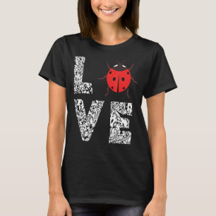 Camiseta Ladybug Leopard Inseto Love Cute Ladybug Insetor E