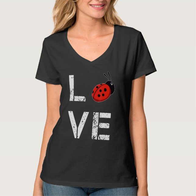 Camiseta Ladybug Love Ladybird Sweet Ladybug (Frente)