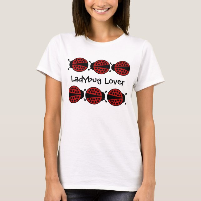 Camiseta Ladybug Lover fofo (Frente)