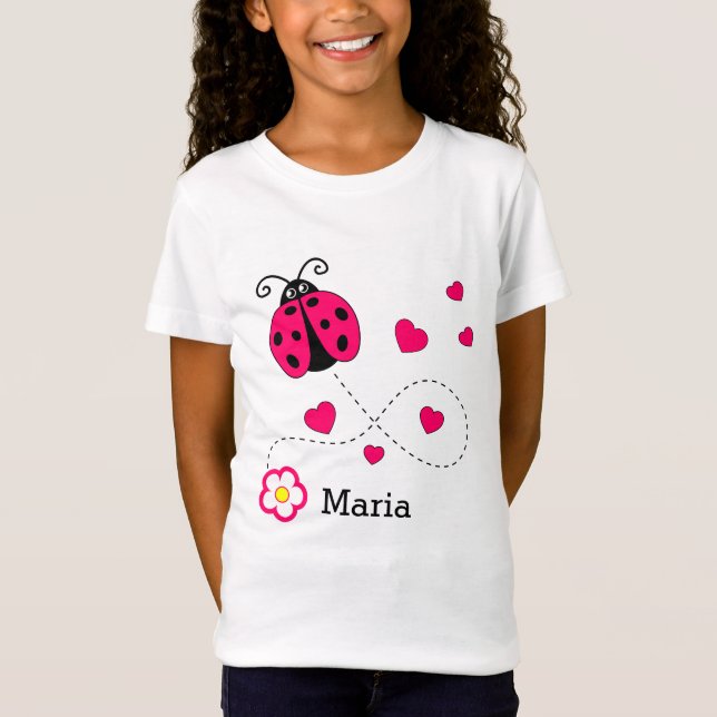 Camiseta Ladybug muda seu nome (Frente)