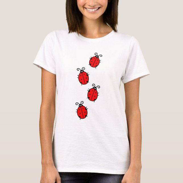 Camiseta Ladybug Red Black (Frente)