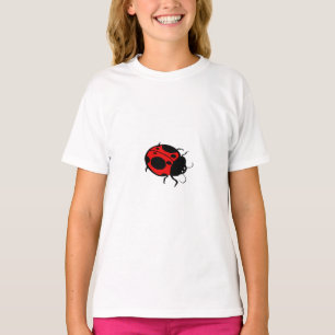Camiseta Ladybug Red e Black Mini -