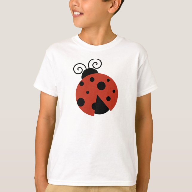 Camiseta Ladybug, Red Ladybug, Cute Ladybug (Frente)