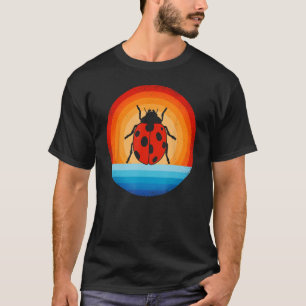 Camiseta Ladybug Retro Vintage 60s 70s Inseto sunset me ins