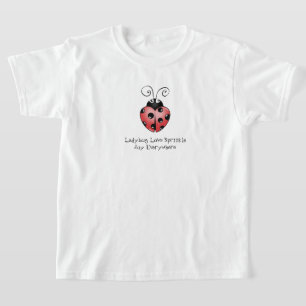 Camiseta Ladybug Summer Vibes Diversão e Design de Insetos