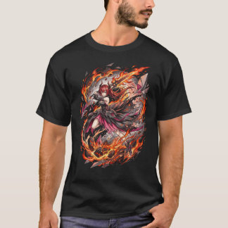 Camiseta Laevatein Endfield Heat Striker Contas de Oração L