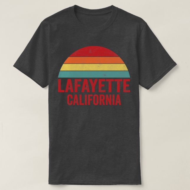Camiseta Lafayette CA California (Frente do Design)