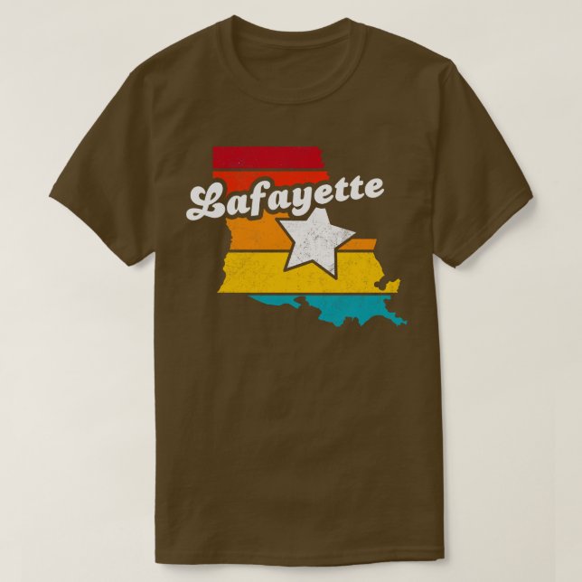 Camiseta Lafayette Vintage desapontou Souvenir 2 (Frente do Design)
