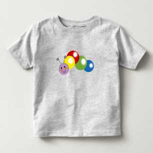 Camiseta lagarta colorida