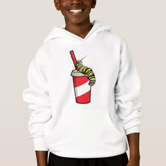 Camiseta Lagarta com bebida (Frente)