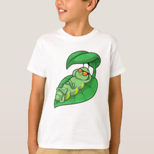 Camiseta Lagarta com Folha