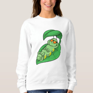 Camiseta Lagarta com Folha