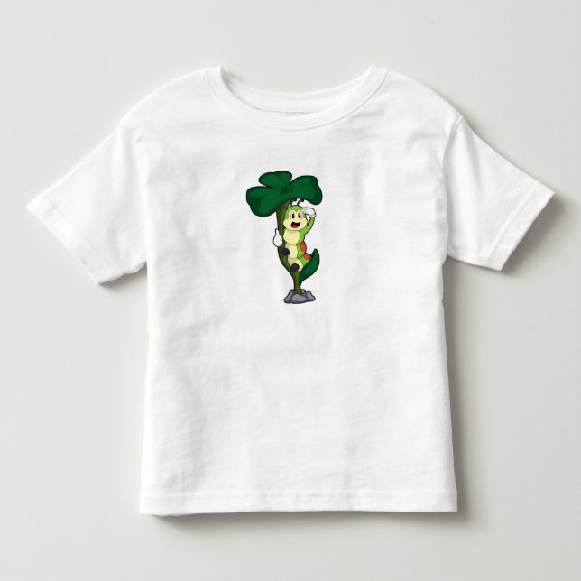Camiseta Lagarta com Folha (Frente)