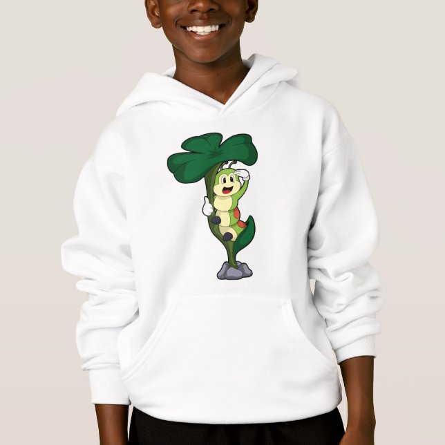 Camiseta Lagarta com Folha (Frente)