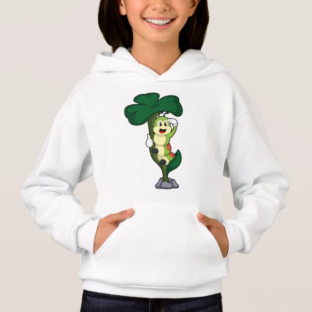 Camiseta Lagarta com Folha (Frente)