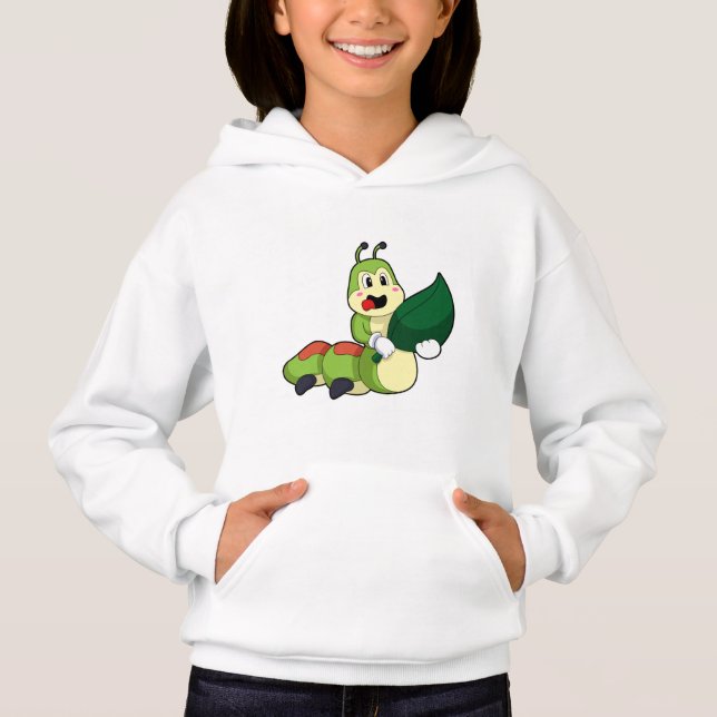 Camiseta Lagarta com Folha (Frente)