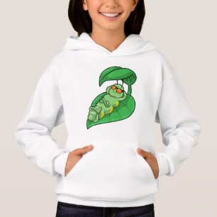 Camiseta Lagarta com Folha
