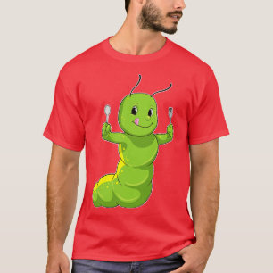 Camiseta Lagarta Com Forno De Colheres