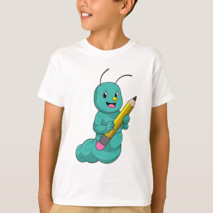 Camiseta Lagarta com Lápis