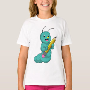 Camiseta Lagarta com Lápis