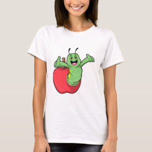 Camiseta Lagarta com Maçã