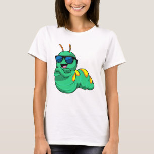Camiseta Lagarta com óculos de sol