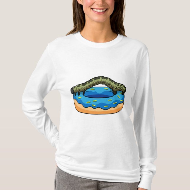 Camiseta Lagarta com Rosquinha (Frente)