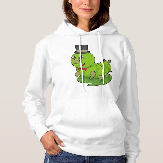 Camiseta Lagarta como cavalheiro com cavilha (Frente)