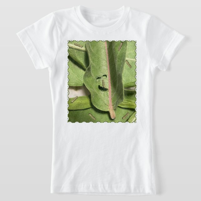 Camiseta Lagarta da Borboleta Monarca Engraçada (Postura )