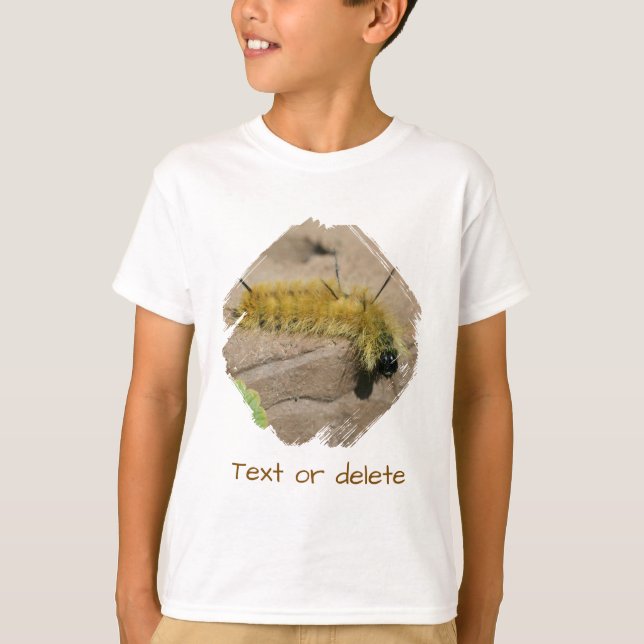 Camiseta Lagarta da Mariposa Adaga Personalizada (Frente)
