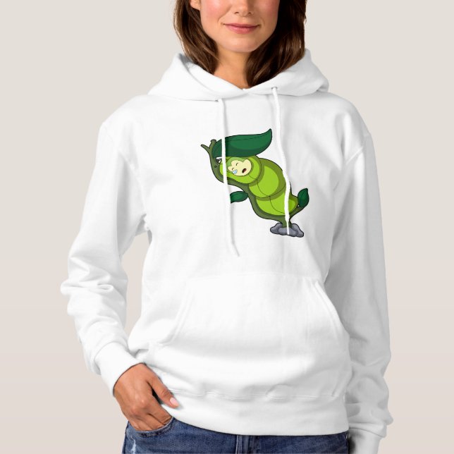 Camiseta Lagarta dormindo com Folha (Frente)