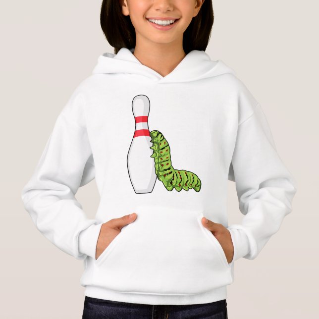 Camiseta Lagarta em Boliche com cavilha de Boliche (Frente)