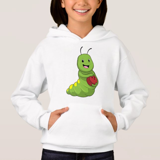 Camiseta Lagarta em Boliches com Bola de boliche (Frente)
