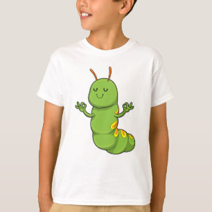 Camiseta Lagarta na Meditação Yoga