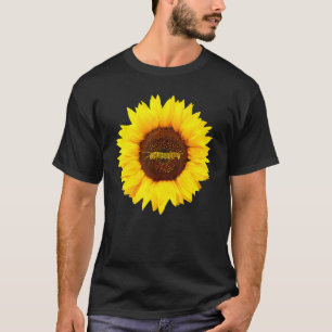Camiseta Lagarta Para Mulheres Homens Borboleta Girassol Am