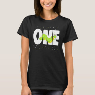 Camiseta Lagarta Um Aniversário Crianças Borboletas