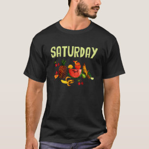 Camiseta Lagartas Famintas Sábado Fruta Vegan Vegetal
