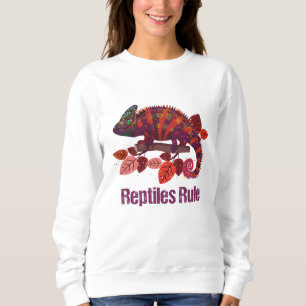 Camiseta Lagarto da iguana, mulheres da regra dos répteis
